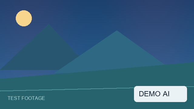 Generated landscape demonstration with a DEMO AI watermark in the lower-right corner.